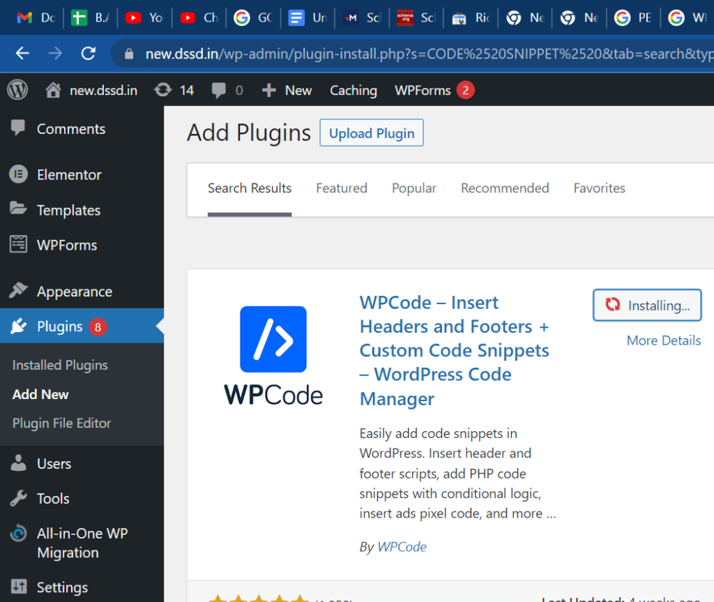 CODE SNIPPET PLUGGIN